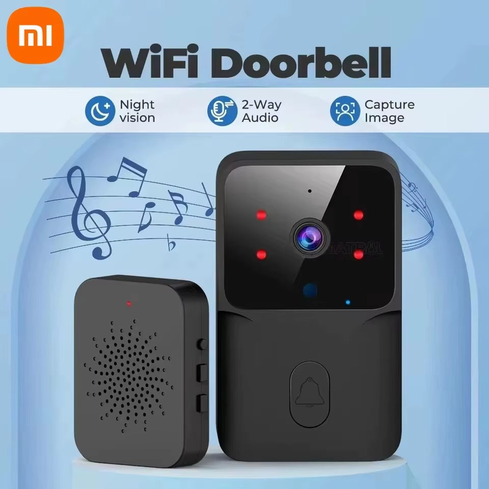 Xiaomi Doorbell with HD Camera Wireless Wifi Video Doorbell Outdoor Phone Door Bell Camera IR Alarm Security Intercom Smart Home