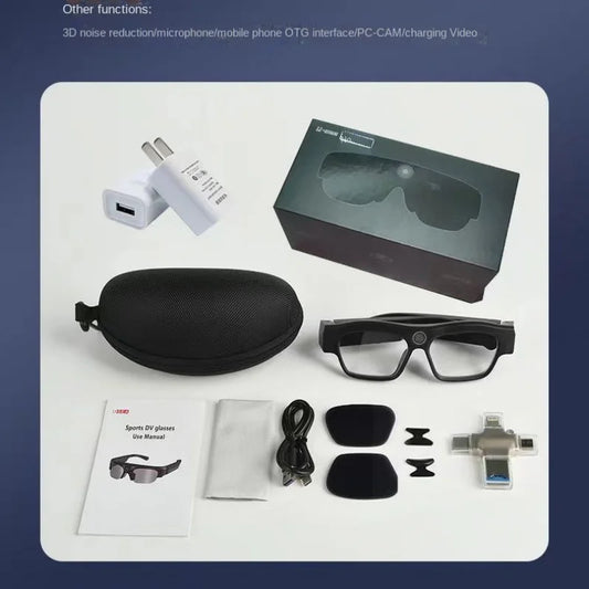 Intelligent Eyewear with Camera and Phone Connectivity