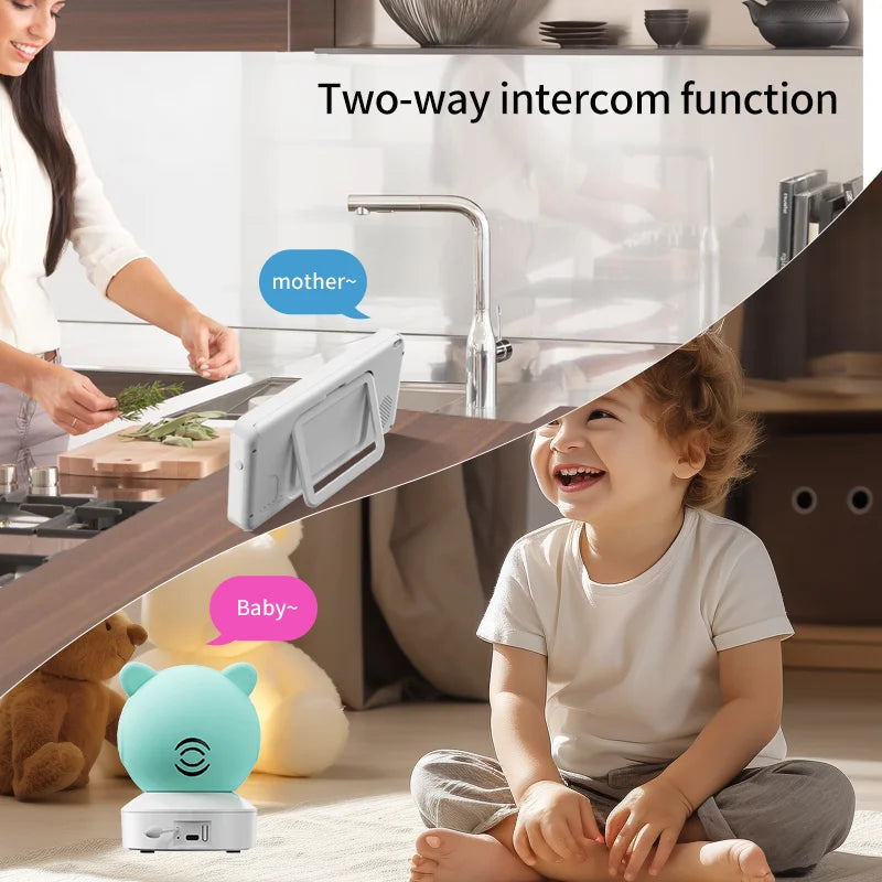 5 "Tuya Smart Wifi Remote Video Surveillance Intercom Sound Detection APP View Control Audio Video Baby Monitor Camera 1080P